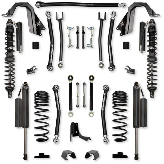 3.0 Inch X-Factor Coilover Mid-Arm Suspension System for Jeep Gladiator JT Gas Models Comp Stage 1 Rock Krawler