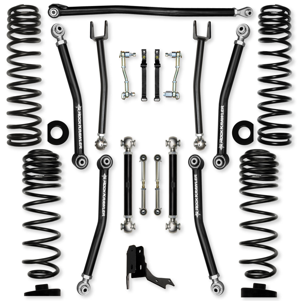 3.0 Inch X-Factor Mid-Arm Suspension System for Jeep Gladiator JT Diesel Models Rock Krawler-2