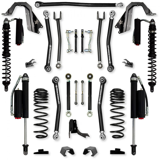 3.0 Inch X-Factor Coilover Mid-Arm Suspension System for Jeep Gladiator JT Diesel Models Comp System Stage 2 Rock Krawler