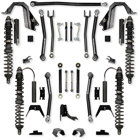 3.0 Inch X-Factor Coilover Mid-Arm Suspension System for Jeep Gladiator JT Diesel Models Trail Runner System Stage 1 Rock Krawler