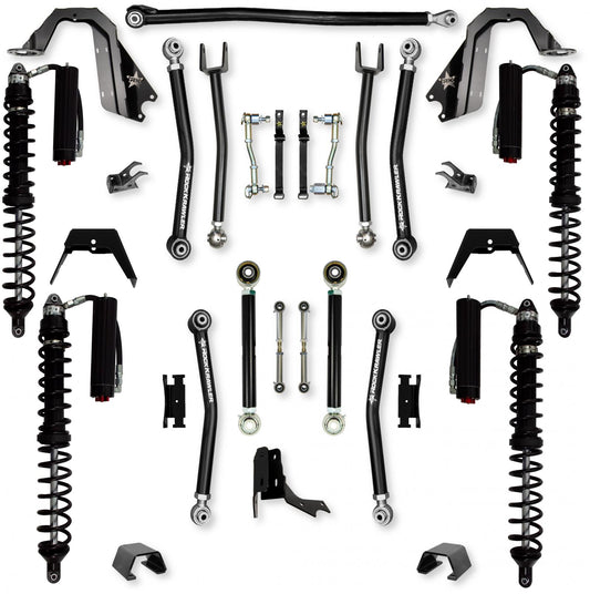 3.0 Inch X-Factor Coilover Mid-Arm Suspension System for Jeep Gladiator JT Diesel Models Trail Runner System Stage 2 Rock Krawler