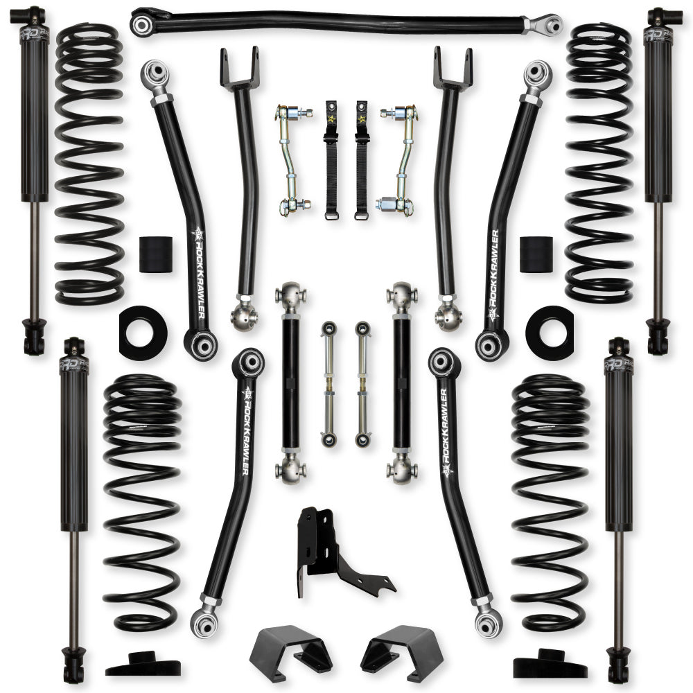 3.0 Inch X-Factor Mid-Arm System for Jeep Gladiator JT Gas Models Rock Krawler