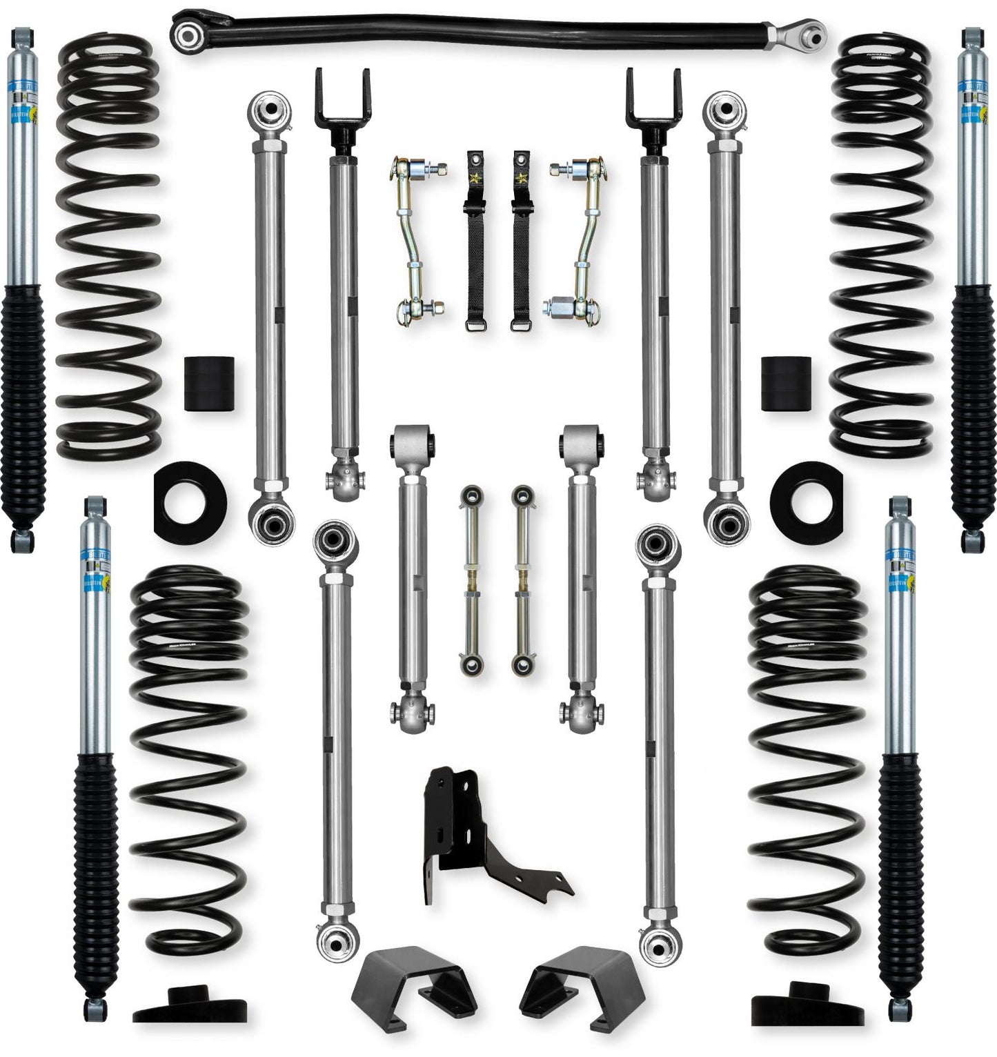 3.0 Inch X-Factor PRO Mid-Arm Suspension System for Jeep Gladiator JT Gas Models Rock Krawler-1