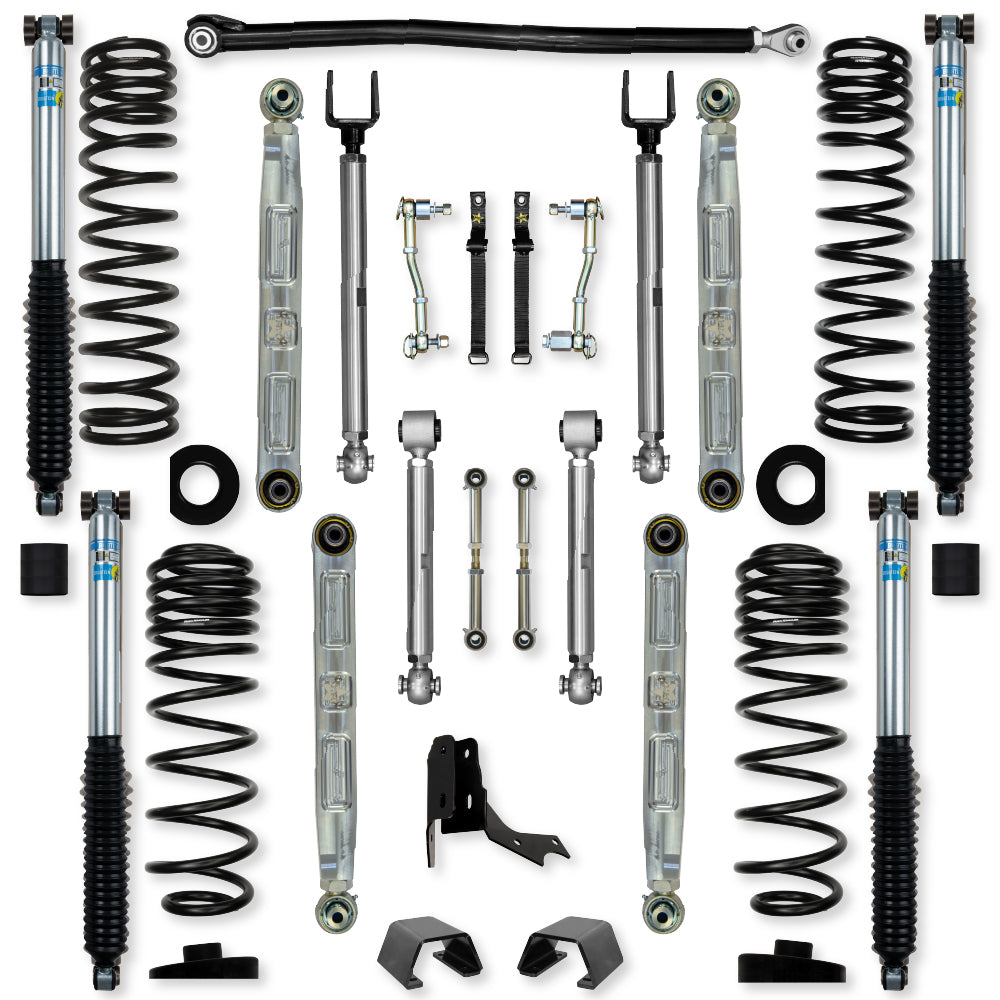 3.0 Inch X-Factor Pro Elite Mid-Arm Suspension System for Jeep Gladiator JT Gas Models Rock Krawler-1
