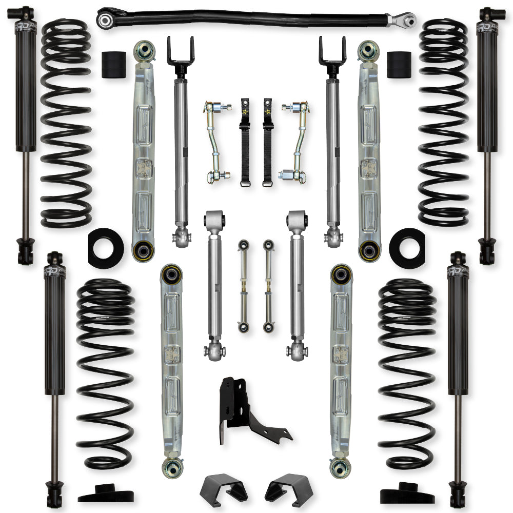 3.0 Inch X-Factor Pro Elite Mid-Arm Suspension System for Jeep Gladiator JT Diesel Models Rock Krawler
