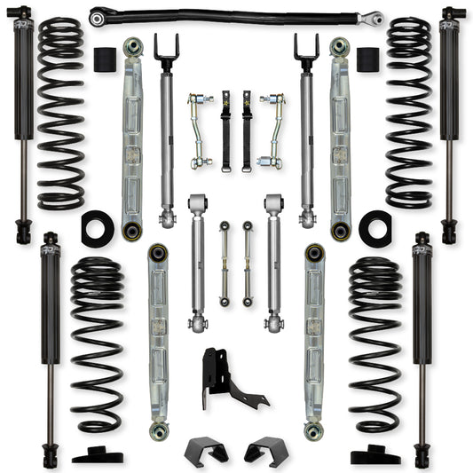 3.0 Inch X-Factor Pro Elite Mid-Arm Suspension System for Jeep Gladiator JT Diesel Models Rock Krawler