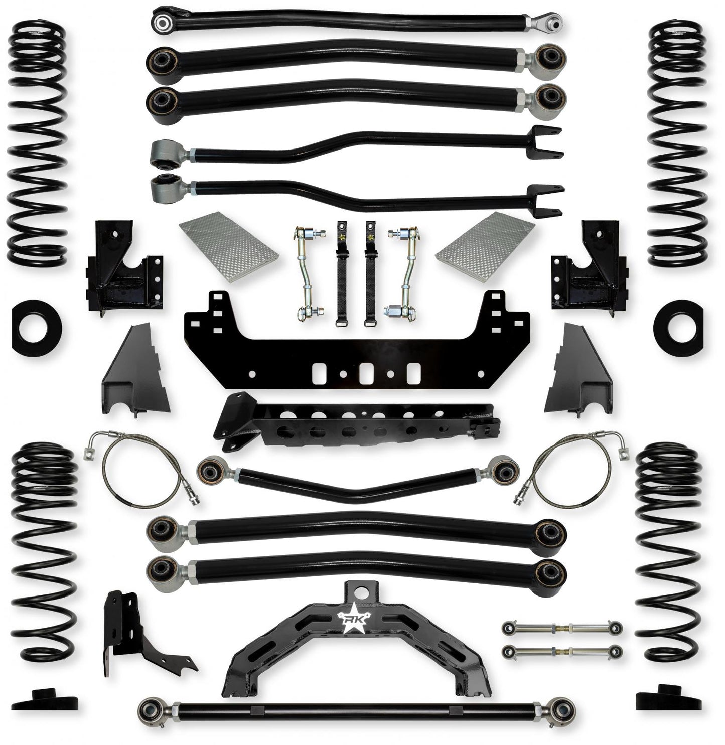 4.5 Inch Adventure X2 Long-Arm Suspension System for Jeep Gladiator JT Diesel Models Rock Krawler-2