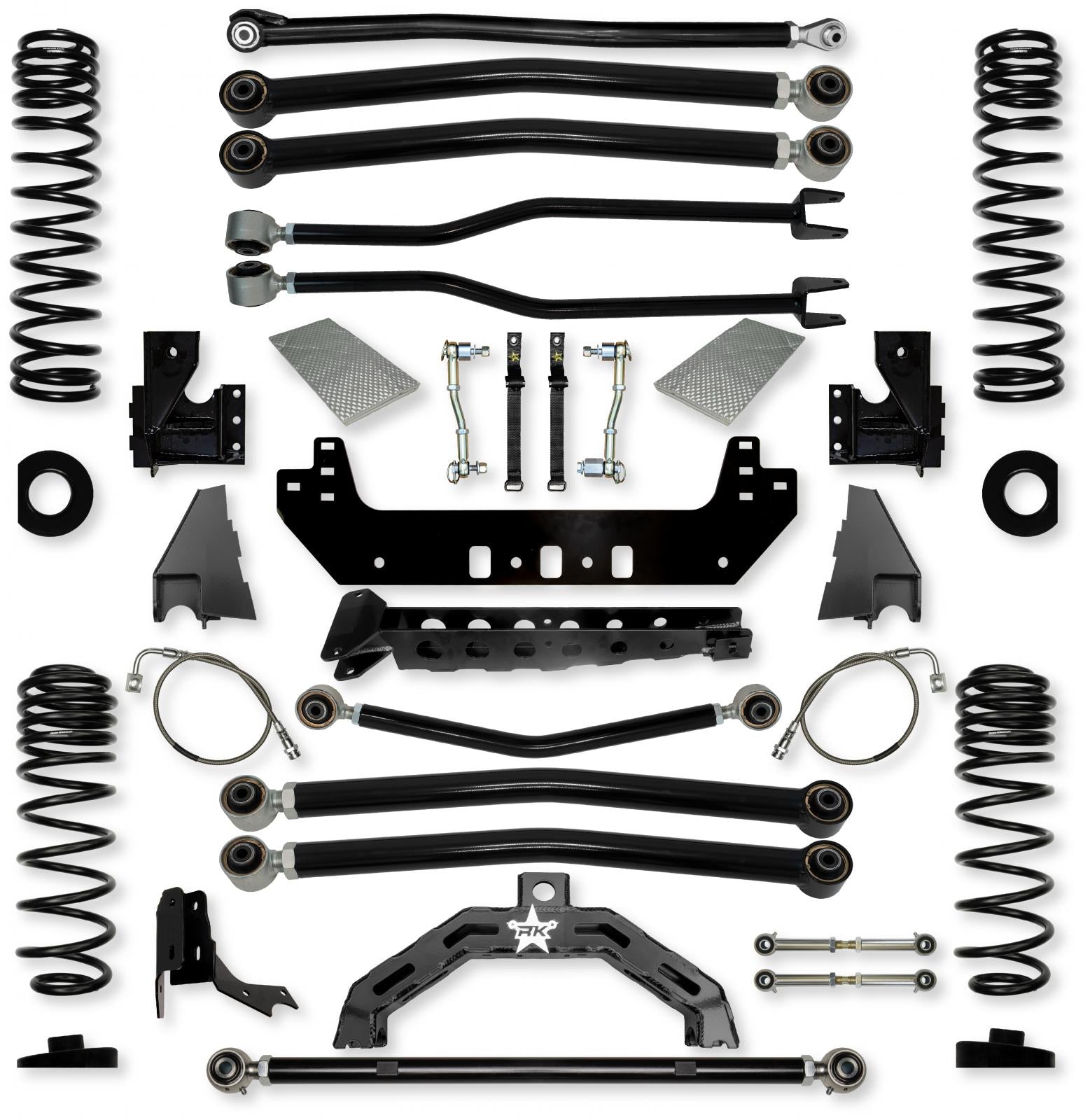 4.5 Inch Adventure X2 Long-Arm Suspension System for Jeep Gladiator JT Diesel Models Rock Krawler-2