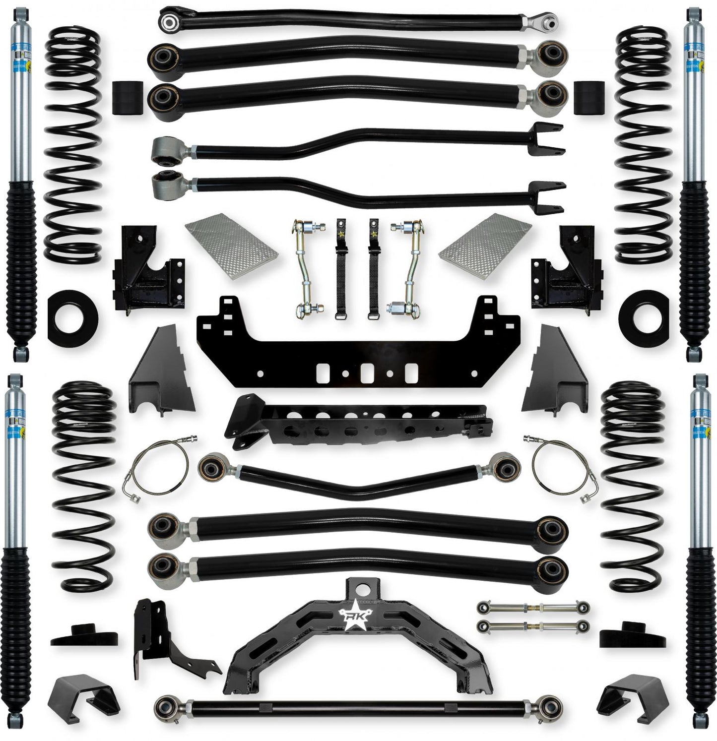 4.5 Inch Adventure X2 Long-Arm Suspension System for Jeep Gladiator JT Diesel Models Rock Krawler-1