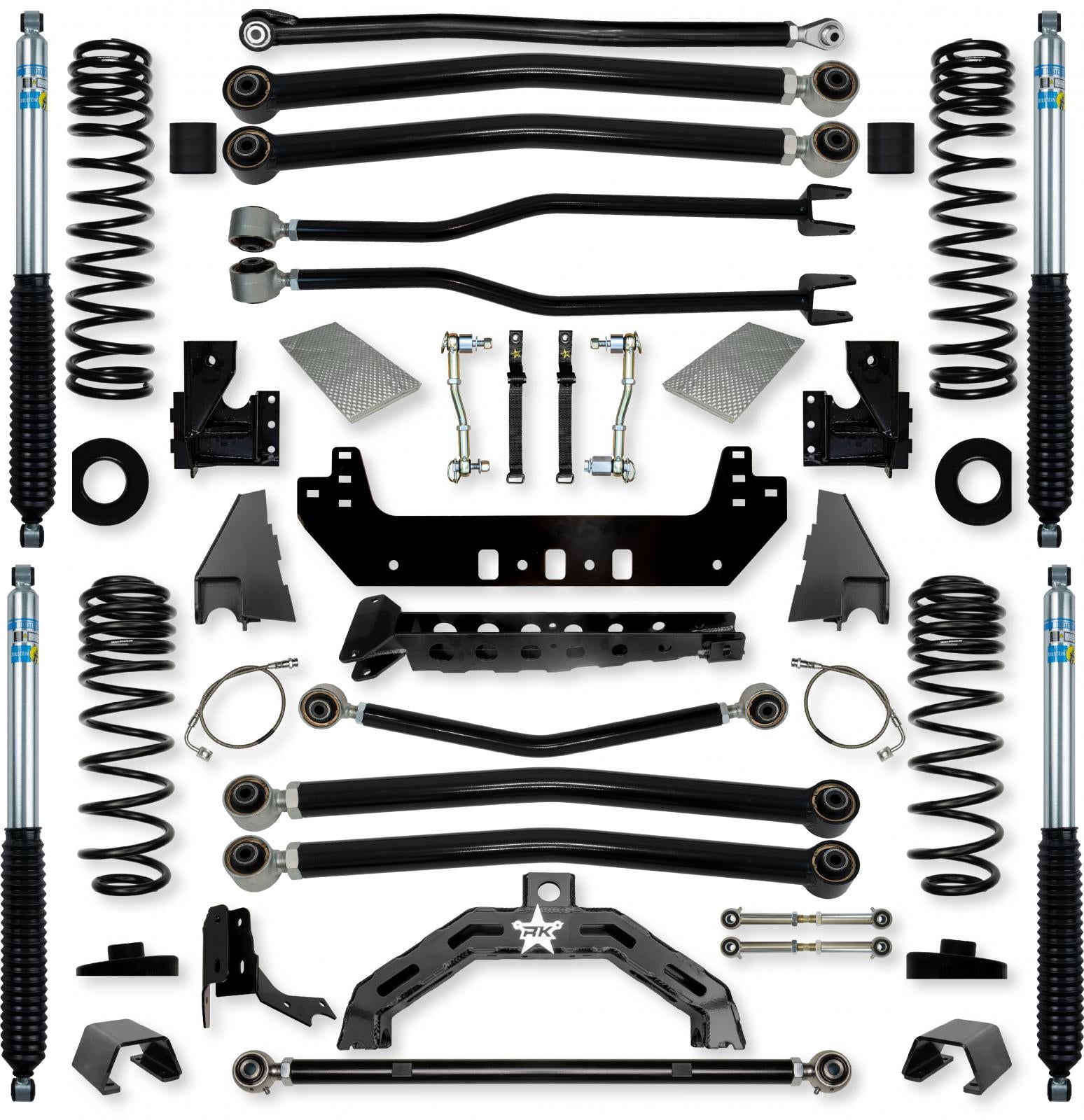 4.5 Inch Adventure X2 Long-Arm Suspension System for Jeep Gladiator JT Diesel Models Rock Krawler-1