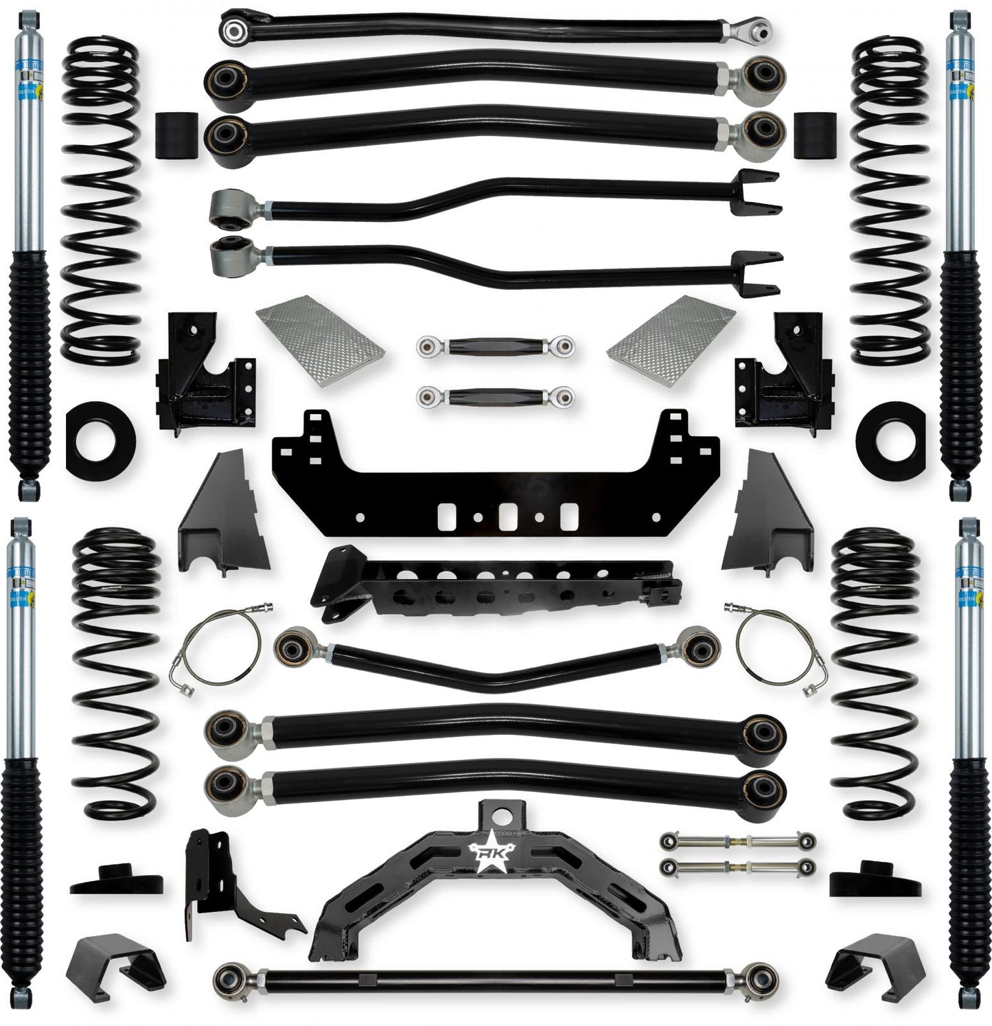 4.5 Inch Adventure X2 No Limits Long-Arm Suspension System for Jeep Gladiator JT Gas Models Rock Krawler-1