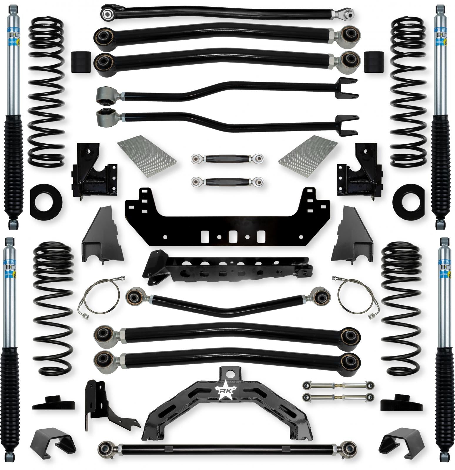 4.5 Inch Adventure X2 No Limits Long-Arm Suspension System for Jeep Gladiator JT Gas Models Rock Krawler-1