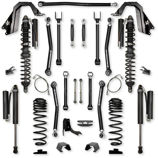 4.5 Inch Adventure X2 Coilover No Limits Long-Arm Suspension System for Jeep Gladiator JT Diesel Models Comp Stage 1 Rock Krawler
