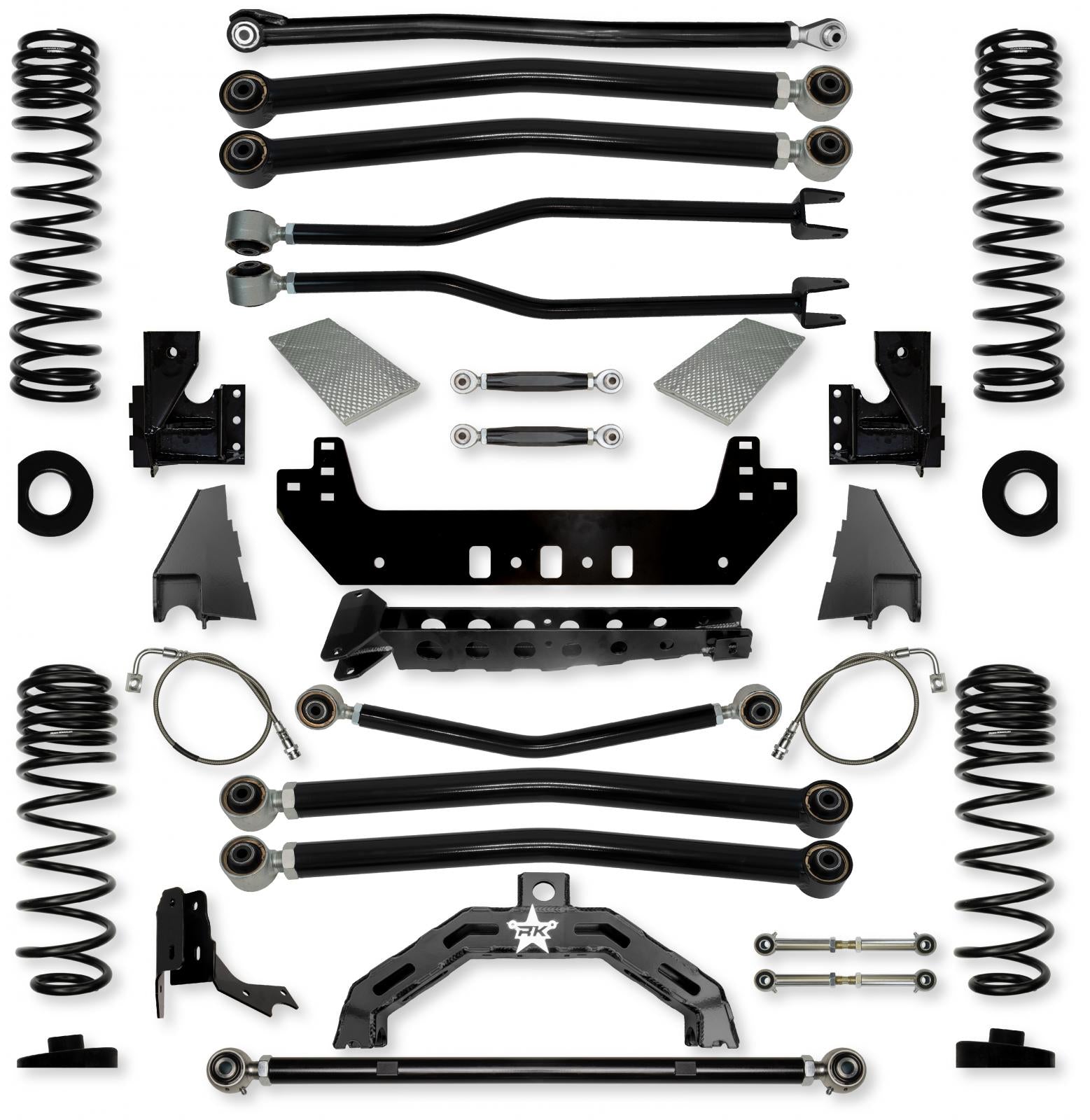 4.5 Inch Adventure X2 No Limits Long-Arm Suspension System for Jeep Gladiator JT Gas Models Rock Krawler-2