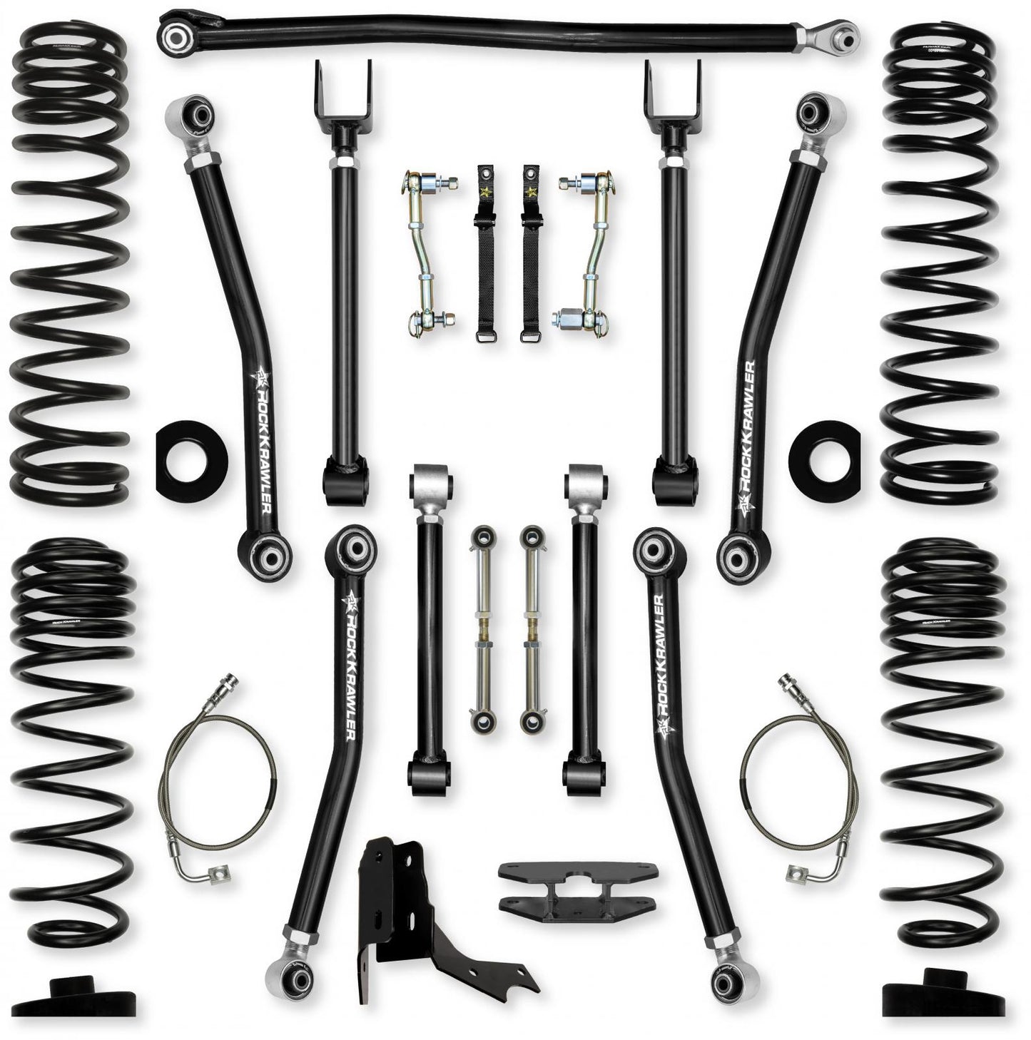 4.5 Inch Adventure X Mid-Arm Suspension System for Jeep Gladiator JT Gas Models Rock Krawler-2