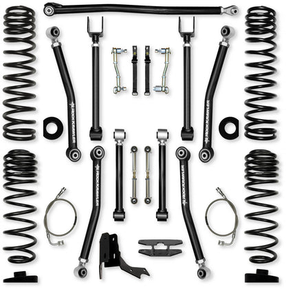 4.5 Inch Adventure X Mid-Arm Suspension System for Jeep Gladiator JT Gas Models Rock Krawler-2