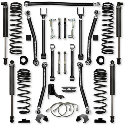 4.5 Inch Adventure X Mid-Arm Suspension System for Jeep Gladiator JT Gas Models Rock Krawler