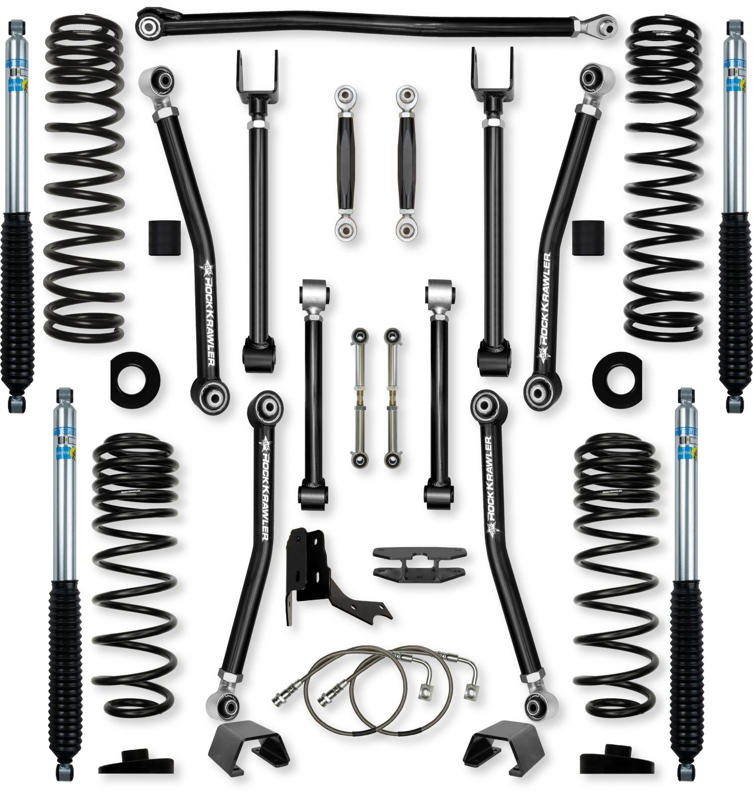 4.5 Inch Adventure X No Limits Mid-Arm System for Jeep Gladiator JT Diesel Models Rock Krawler-1
