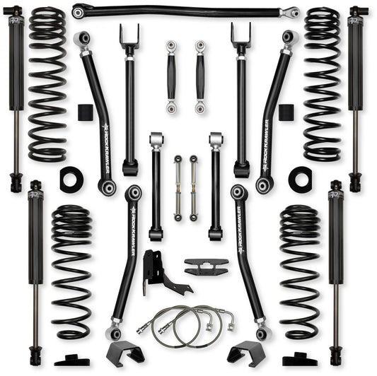 4.5 Inch Adventure X No Limits Mid-Arm System for Jeep Gladiator JT Diesel Models Rock Krawler