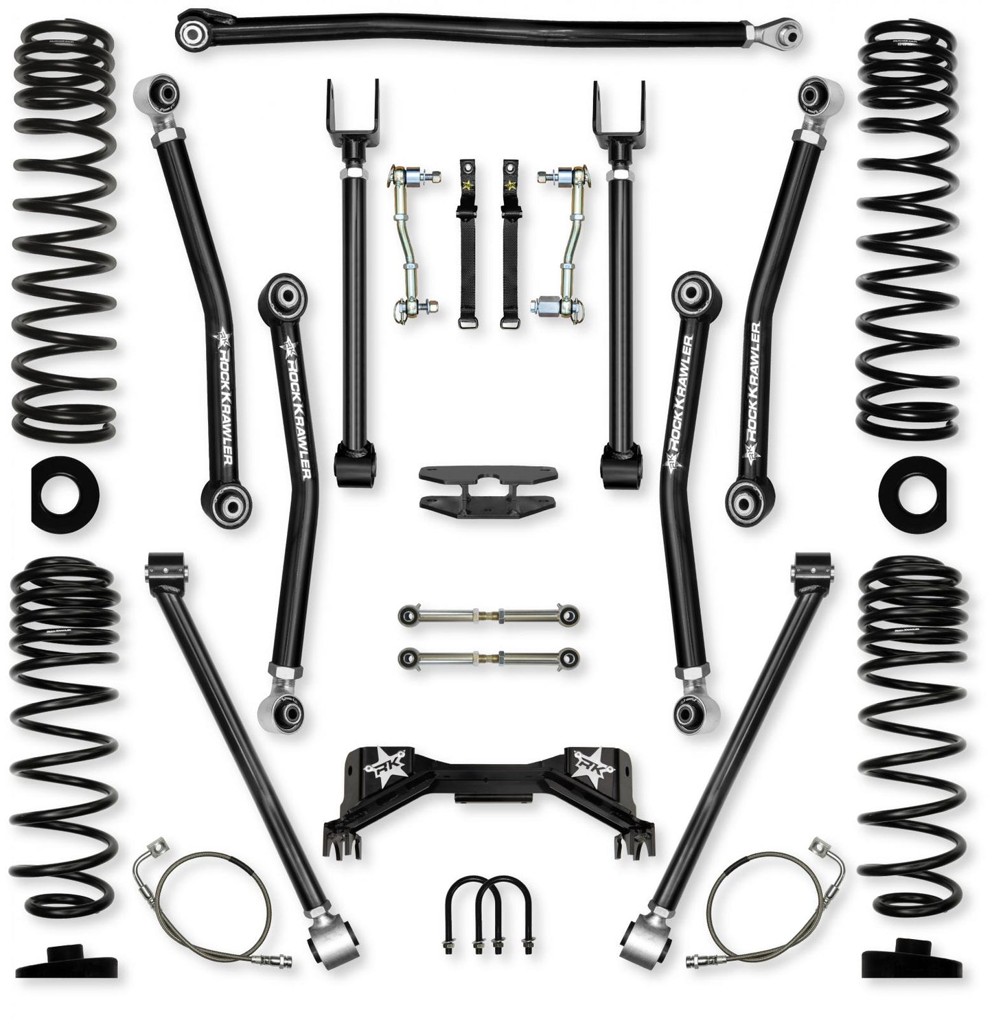 4.5 Inch Adventure X Pro Mid-Arm Suspension System for Jeep Gladiator JT Gas Models Rock Krawler-2