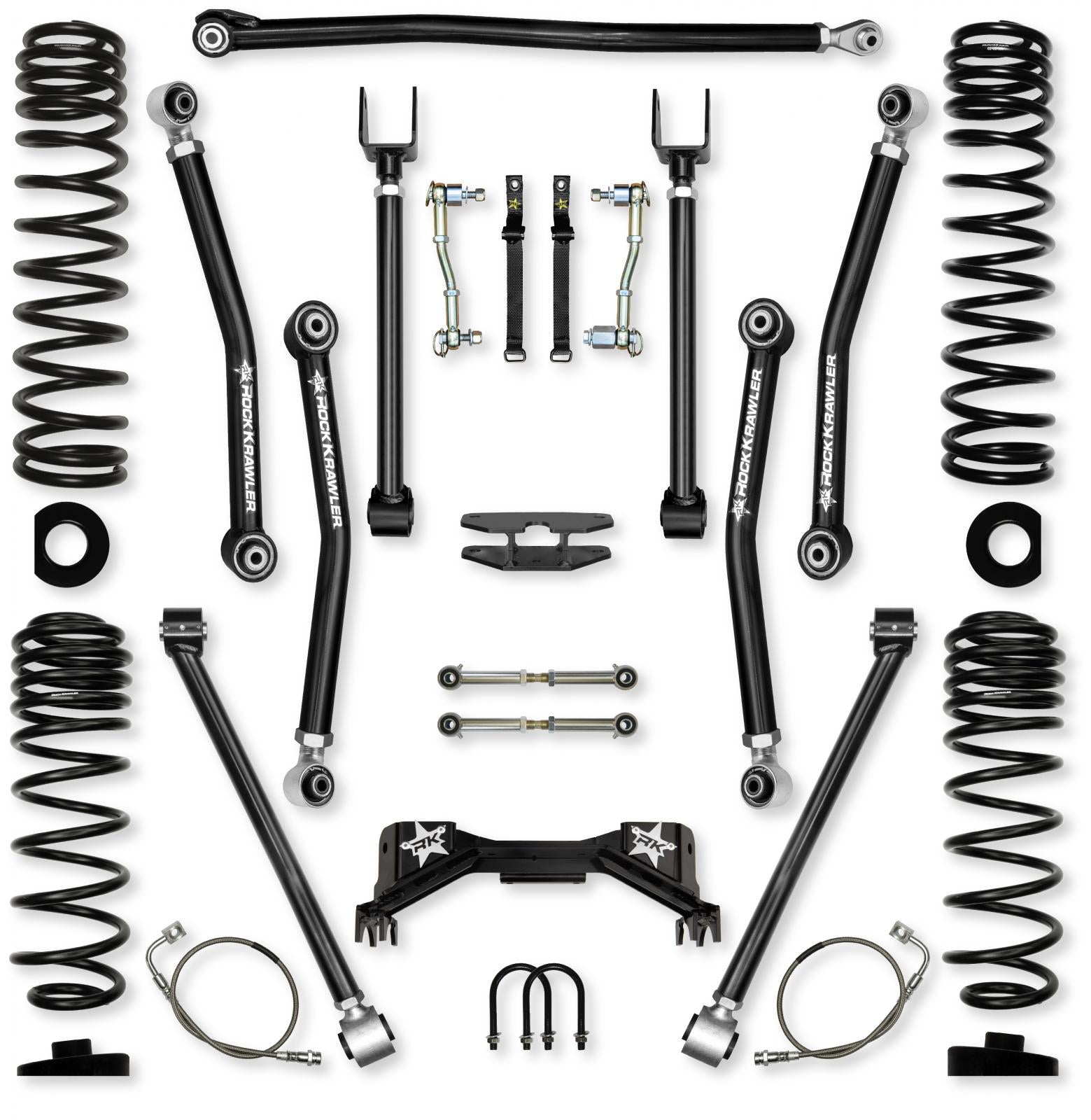 4.5 Inch Adventure X Pro Mid-Arm Suspension System for Jeep Gladiator JT Gas Models Rock Krawler-2
