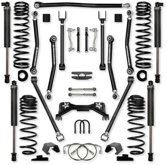 4.5 Inch Adventure X Pro Mid-Arm Suspension System for Jeep Gladiator JT Gas Models Rock Krawler