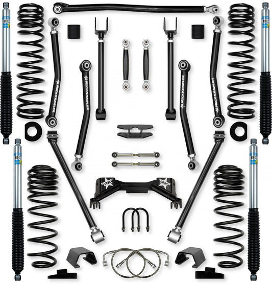 4.5 Inch Adventure X Pro No Limits Mid-Arm Suspension System for Jeep Gladiator JT Gas Models Rock Krawler-1