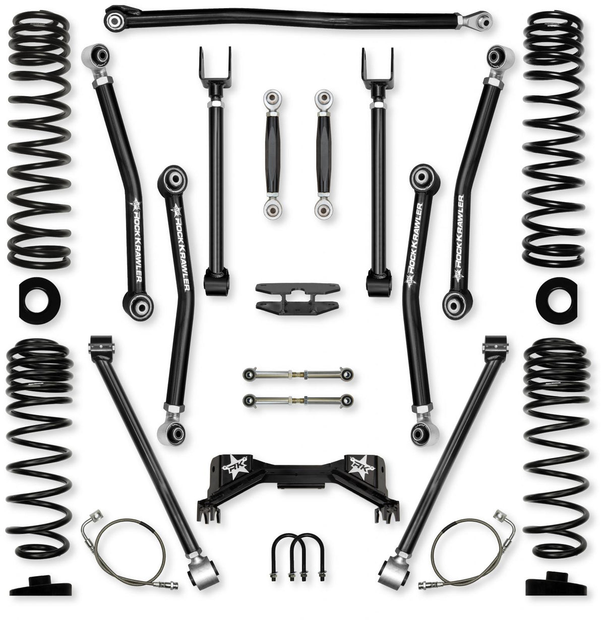 4.5 Inch Adventure X Pro No Limits Mid-Arm Suspension System for Jeep Gladiator JT Gas Models Rock Krawler-2