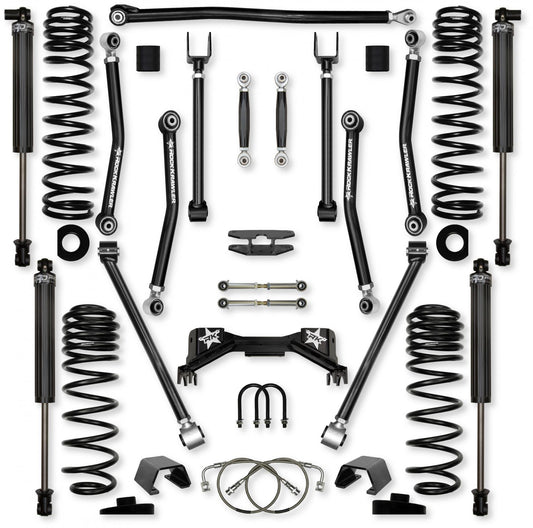 4.5 Inch Adventure X Pro No Limits Mid-Arm Suspension System for Jeep Gladiator JT Gas Models Rock Krawler