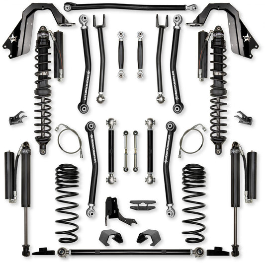4.5 Inch X-Factor No Limits Mid-Arm Suspension System for Jeep Gladiator JT Gas Models Rock Krawler-1