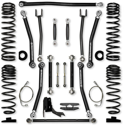 4.5 Inch X-Factor No Limits Mid-Arm Suspension System for Jeep Gladiator JT Gas Models Rock Krawler-2