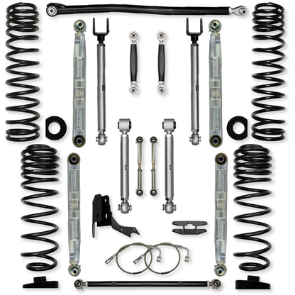 4.5 Inch X-Factor Pro Elite No Limits Mid-Arm Suspension System for Jeep Gladiator JT Diesel Models Rock Krawler-2