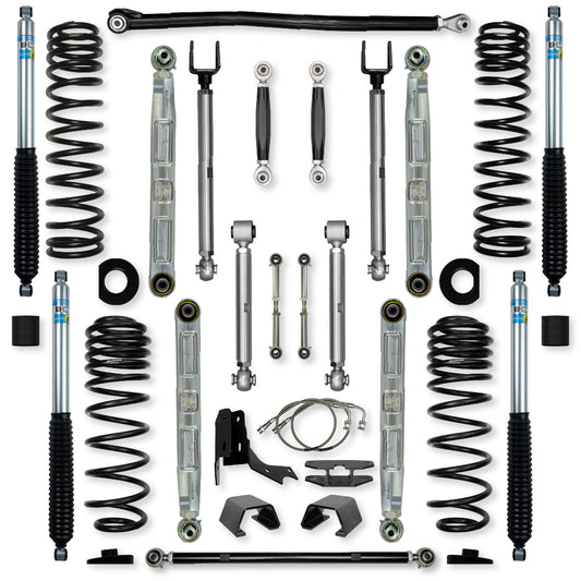 4.5 Inch X-Factor Pro Elite No Limits Mid-Arm Suspension System for Jeep Gladiator JT Diesel Models Rock Krawler-1