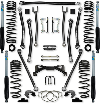 4.5 Inch Pro X Mid-Arm Suspension System for Jeep Gladiator JT Gas Models Rock Krawler-1