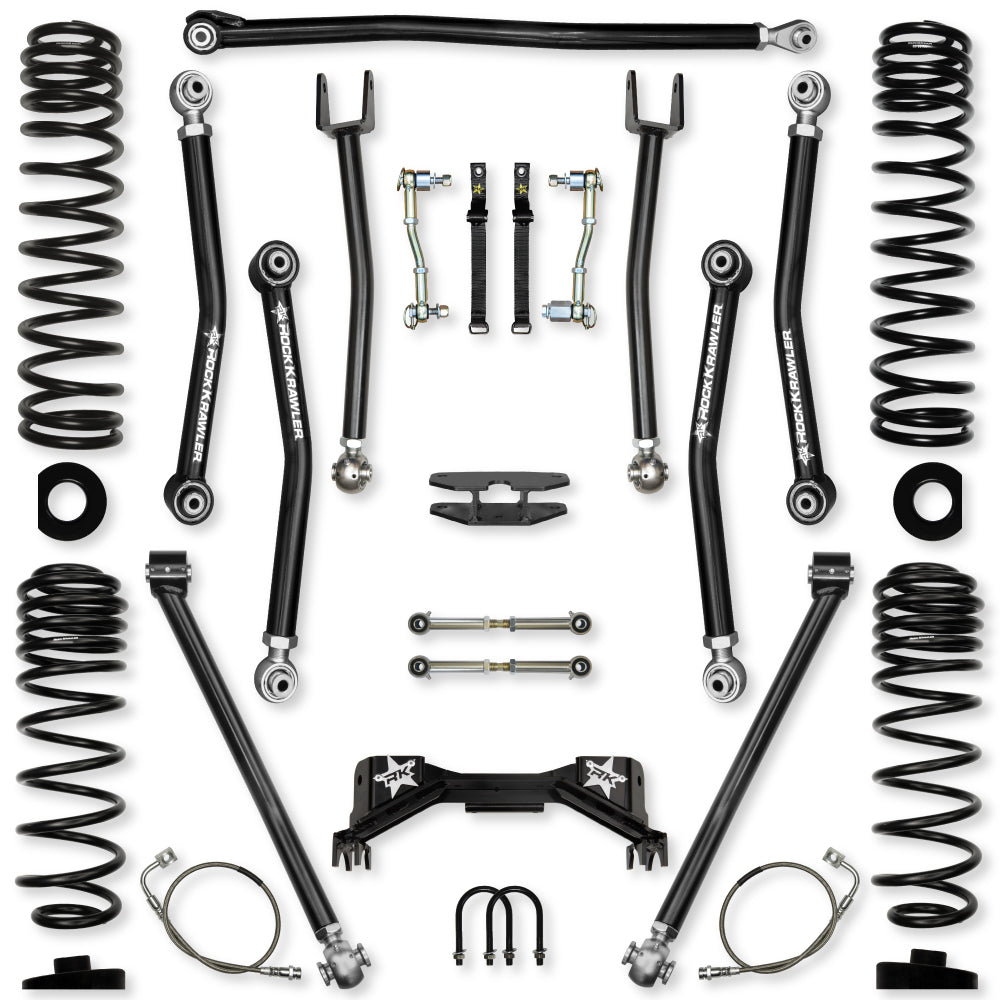 4.5 Inch Pro X Mid-Arm Suspension System for Jeep Gladiator JT Gas Models Rock Krawler-2