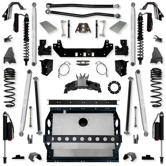 4.5 Inch Rockzilla Lite Coilover Long-Arm Suspension for Jeep Gladiator JT Rock Krawler