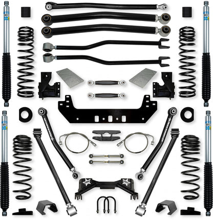 4.5 Inch Silverback No Limits Long-Arm Suspension System for Jeep Gladiator Gas Models Rock Krawler-1
