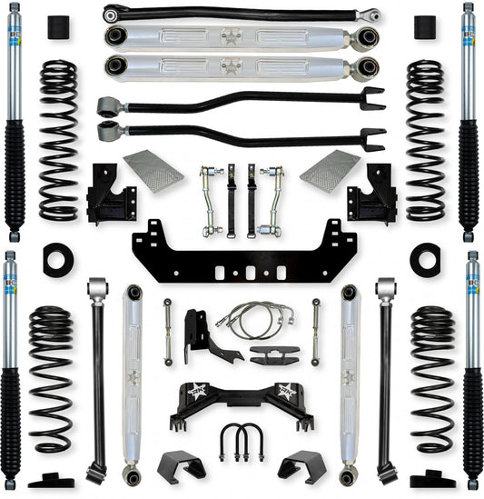 4.5 Inch Silverback Pro Elite Long-Arm Suspension System for Jeep Gladiator Gas Models Rock Krawler-1