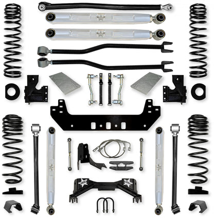 4.5 Inch Silverback Pro Elite Long-Arm Suspension System for Jeep Gladiator Gas Models Rock Krawler-2