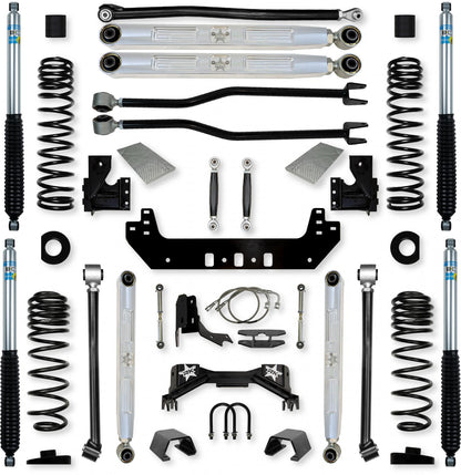 4.5 Inch Silverback Pro Elite No Limits Long-Arm Suspension System for Jeep Gladiator Gas Models Rock Krawler-1