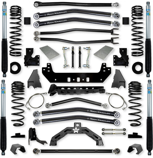 4.5 Inch X-Factor X2 Long-Arm Suspension System for Jeep Gladiator JT Gas Models Rock Krawler-1