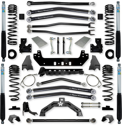 4.5 Inch X-Factor X2 Long-Arm Suspension System for Jeep Gladiator JT Diesel Models Rock Krawler-1
