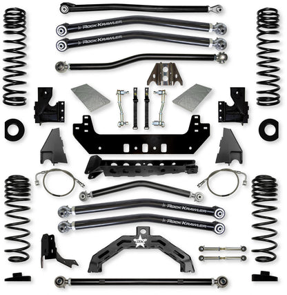 4.5 Inch X-Factor X2 Long-Arm Suspension System for Jeep Gladiator JT Gas Models Rock Krawler-2