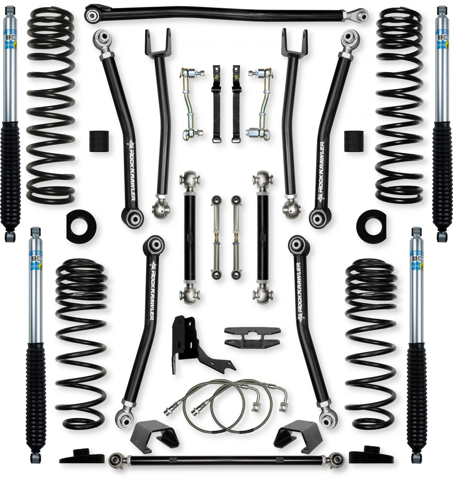 4.5 Inch X-Factor Mid-Arm System for Jeep Gladiator JT Gas Models Rock Krawler-1