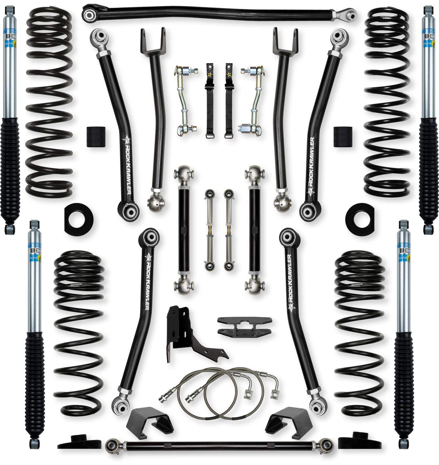4.5 Inch X-Factor Mid-Arm System for Jeep Gladiator JT Gas Models Rock Krawler-1