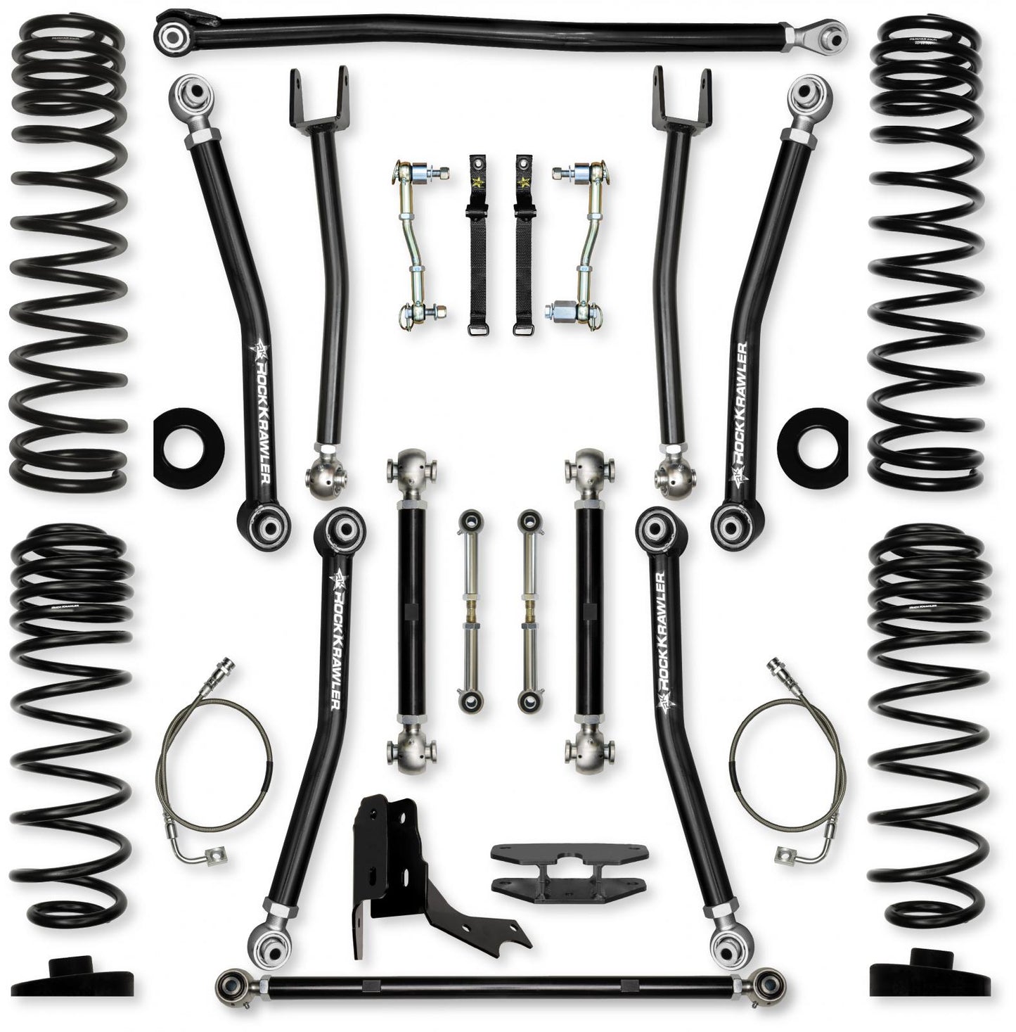 4.5 Inch X-Factor Mid-Arm Suspension System for Jeep Gladiator JT Diesel Models Rock Krawler-2