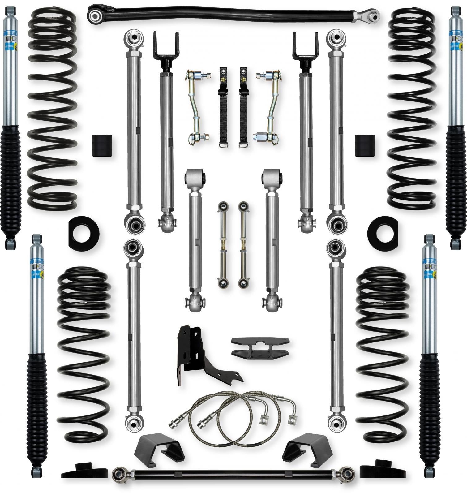 4.5 Inch X-Factor PRO Mid-Arm Suspension System for Jeep Gladiator JT Gas Models Rock Krawler-1