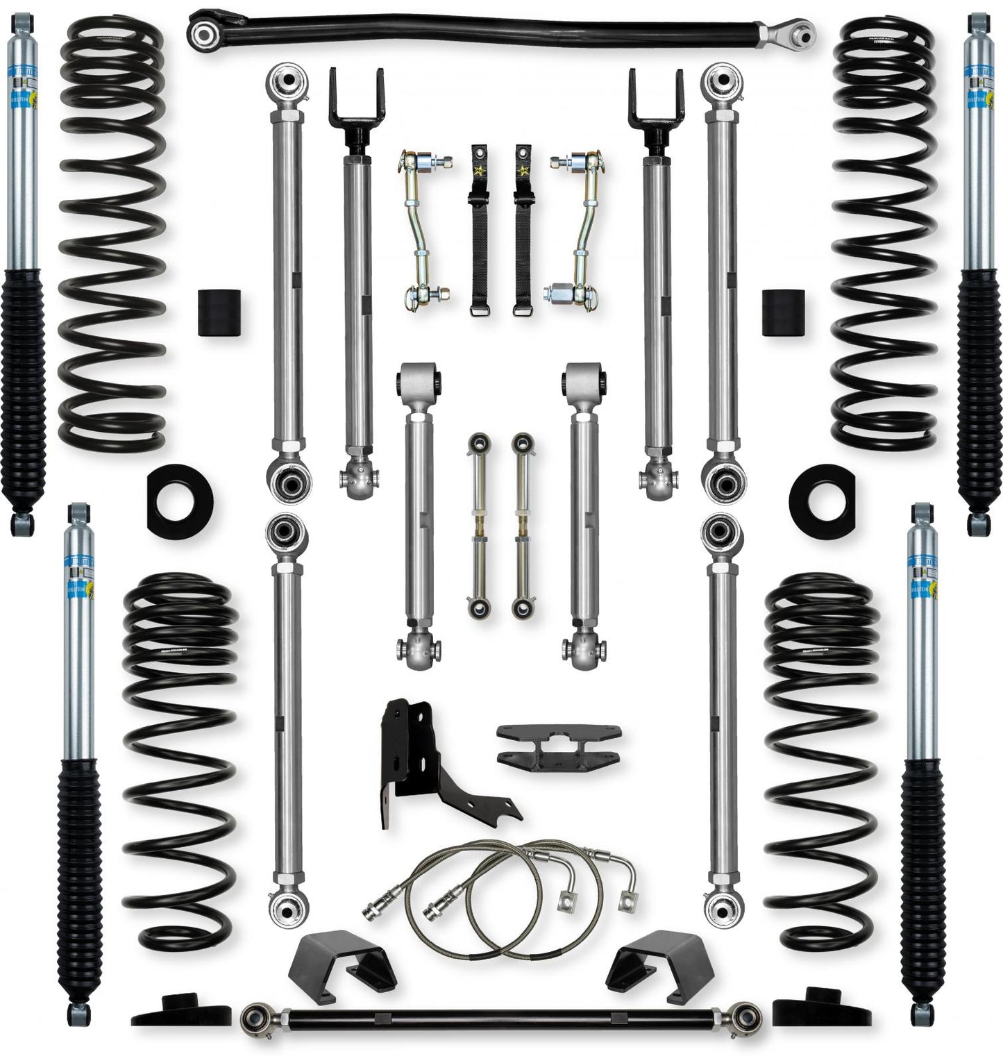 4.5 Inch X-Factor PRO Mid-Arm Suspension System for Jeep Gladiator JT Diesel Models Rock Krawler-1