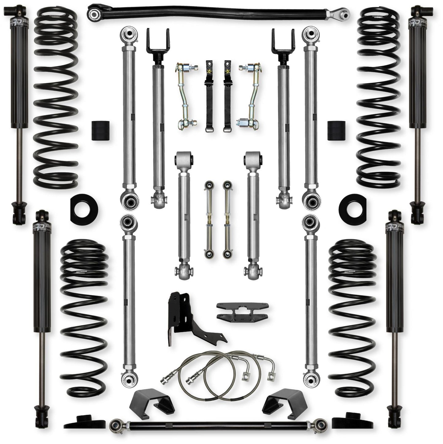 4.5 Inch X-Factor PRO Mid-Arm Suspension System for Jeep Gladiator JT Diesel Models Rock Krawler