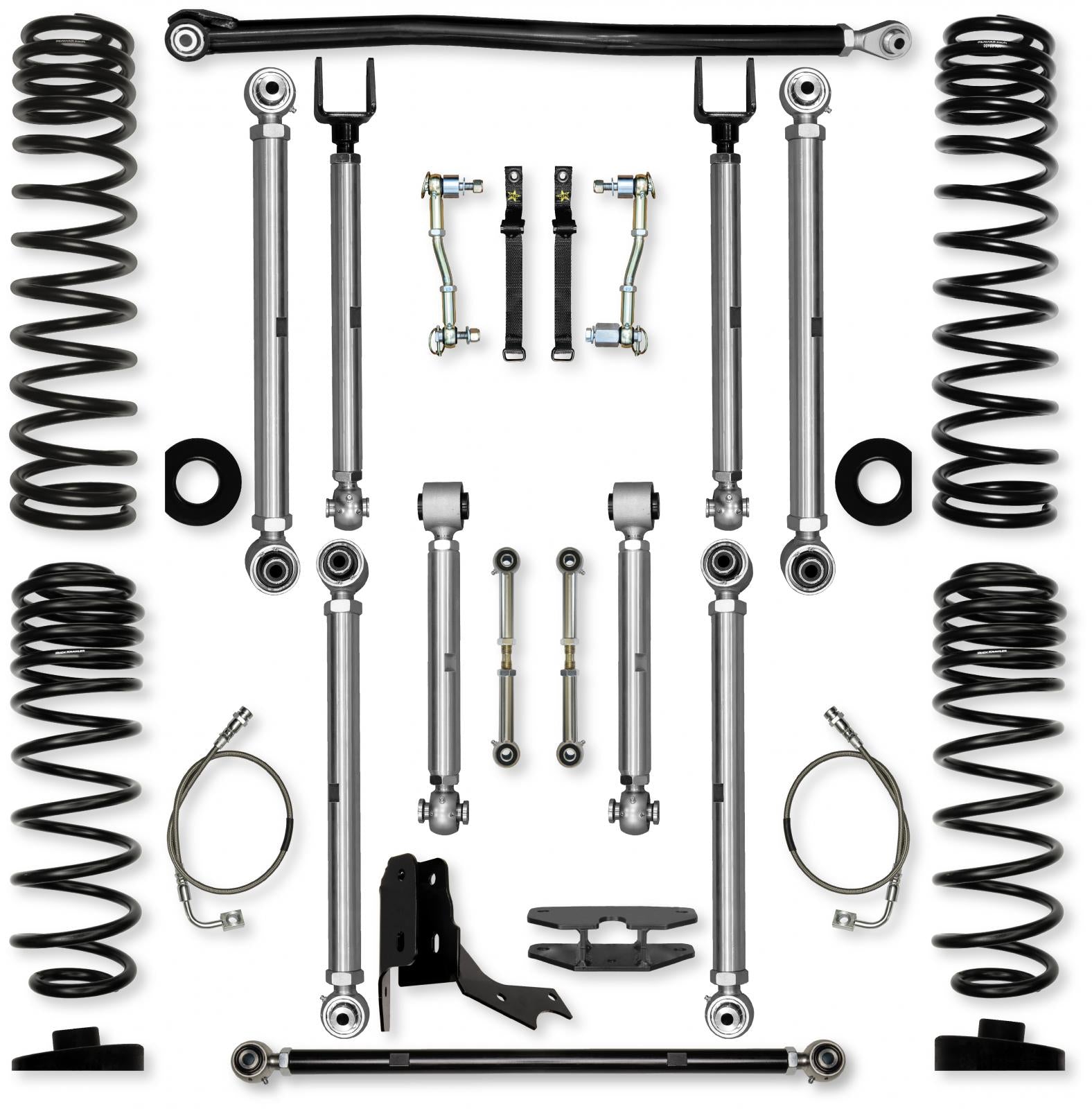 4.5 Inch X-Factor PRO Mid-Arm Suspension System for Jeep Gladiator JT Gas Models Rock Krawler-2
